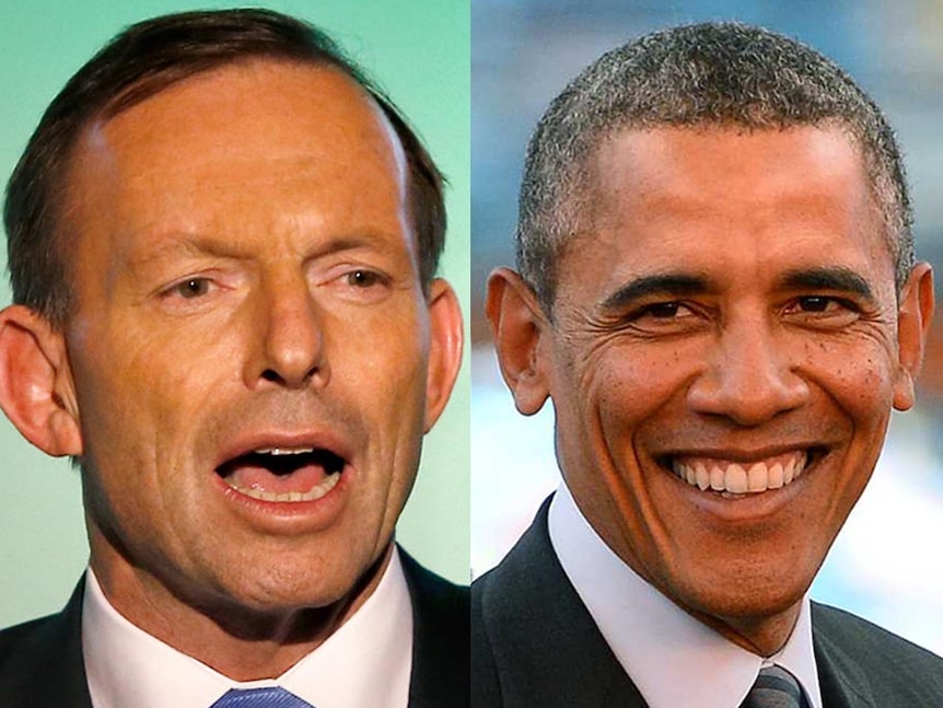 Tony Abbott and Barack Obama