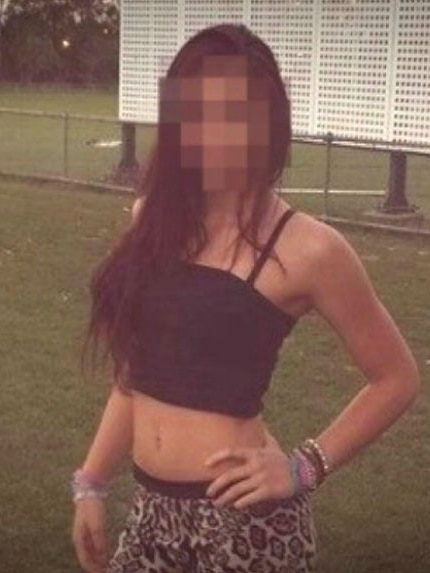 Picture of 15-year-old girl who has only been identified as MK during an inquest.