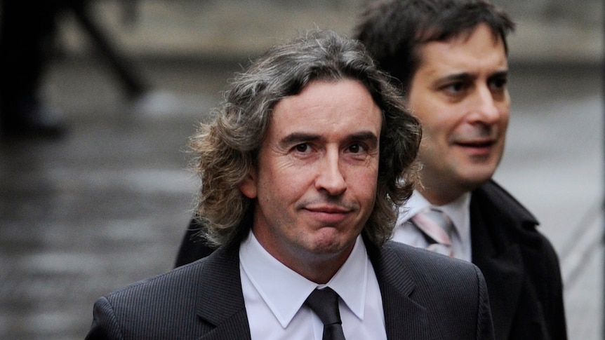 Steve Coogan arrives at hacking inquiry