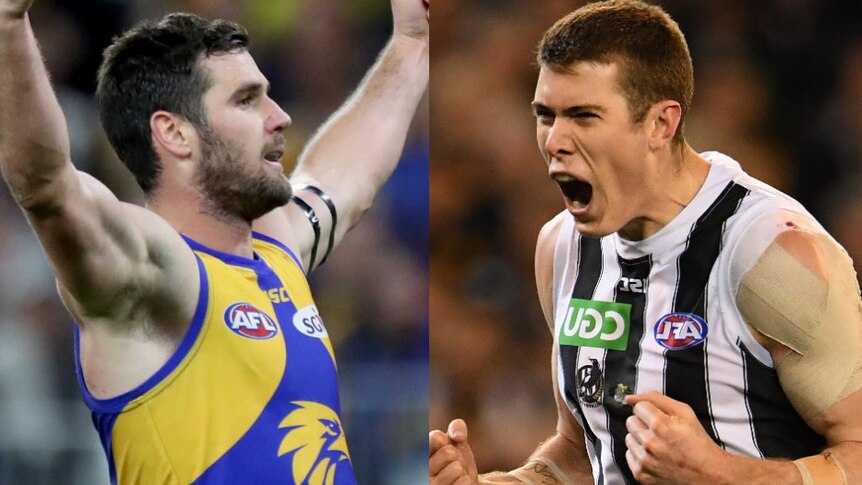 Composite image of Jack Darling and Mason Cox