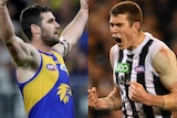 Composite image of Jack Darling and Mason Cox