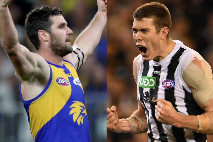 Composite image of Jack Darling and Mason Cox