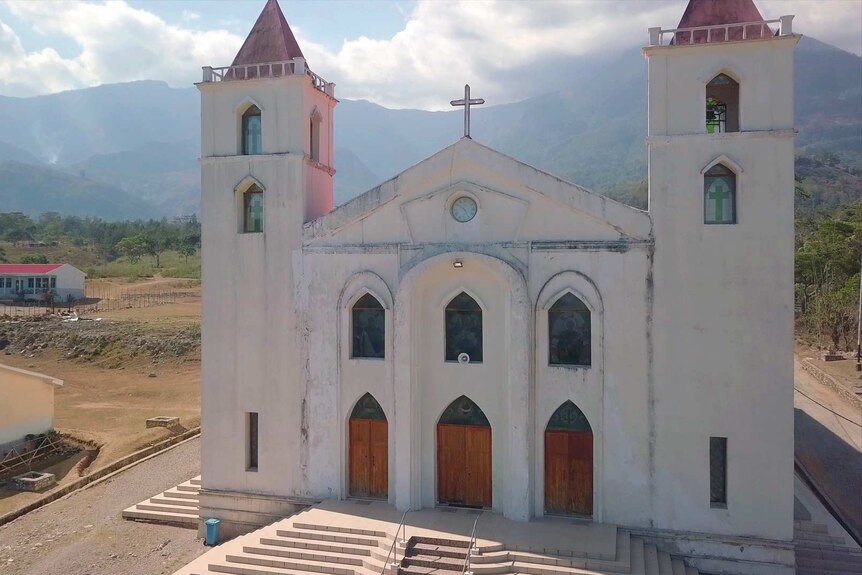 The church at Ainaro.
