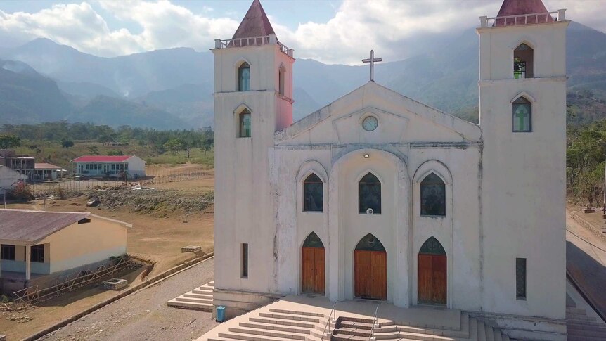 The church at Ainaro.