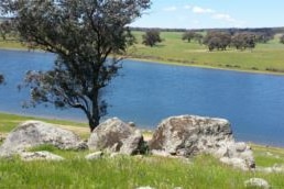 Bethungra Dam in the Junee Shire of New South Wales