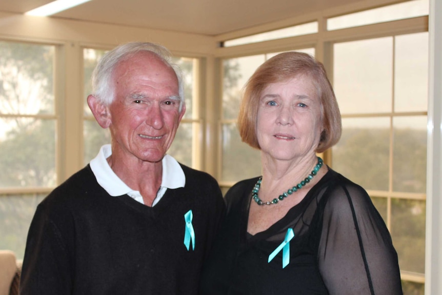 Rob and Carolyn Bear's daughter Kylie died from ovarian cancer five years ago.