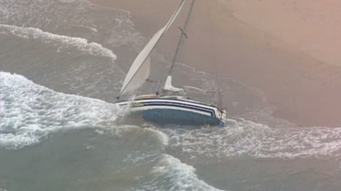 Yacht capsized