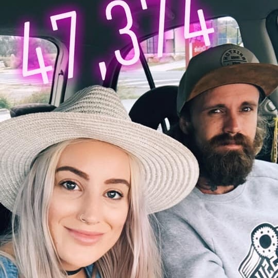 Leonie Starr and her fiance Matt