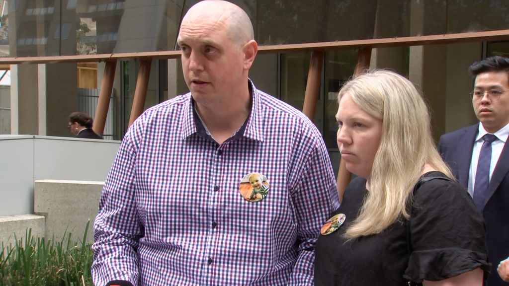 Parents Of Noah Souvatzis At Victorian Coroners Court In Melbourne ...