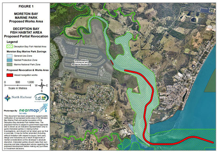 North Harbour Development map