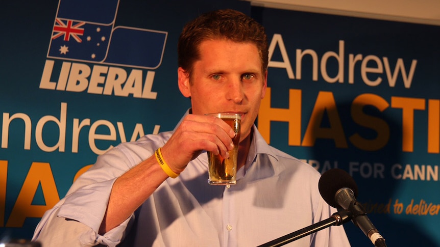 Andrew Hastie toasts Don Randall