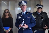 NSW Police Commissioner Andrew Scipione arrives at the inquest into the Sydney siege.