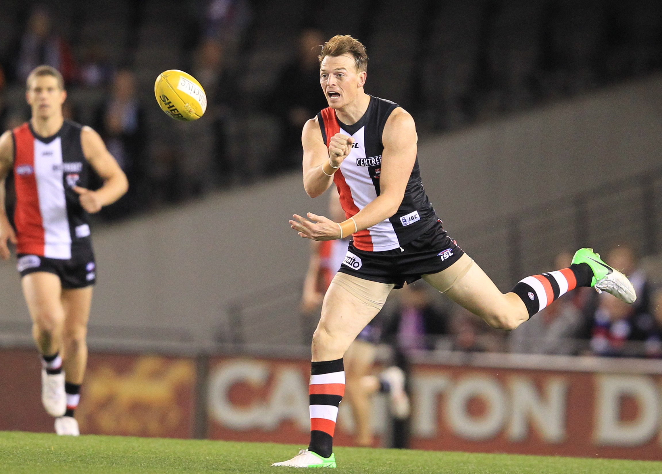 Goddard handballs on 200th game