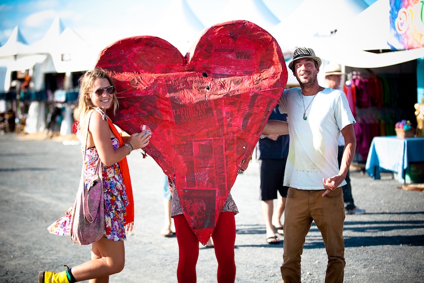 Love is all around at the 2012 Byron Bay Bluesfest.