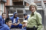 Chris Lilley as juvenile detention centre guard Ruth 'Gran' Sims