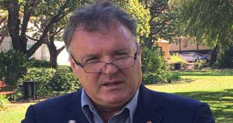 One Nation senator Rodney Culleton during an interview