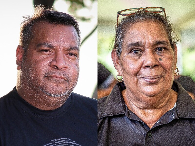 A composite image of Richard Fejo and Helen Secretary side-by-side.