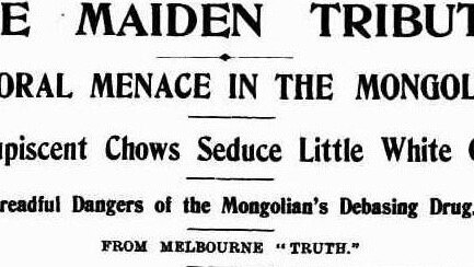 An article published in the Truth, in 1905, about opium dens in Melbourne.