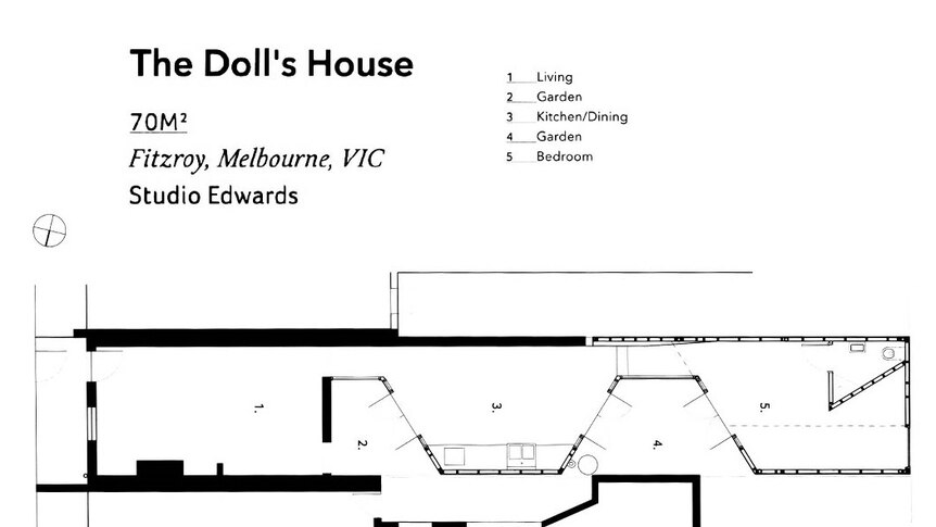 The floorplans for The Doll's House.