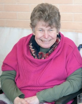 Helen Dansie smiling.