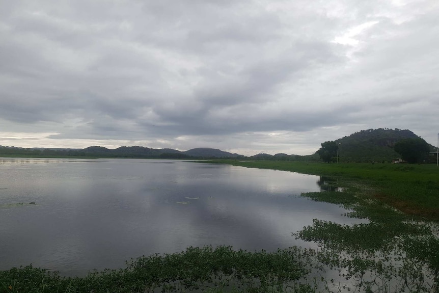 Water fills the floodplains of Gunbalanya after a fresh deluge.