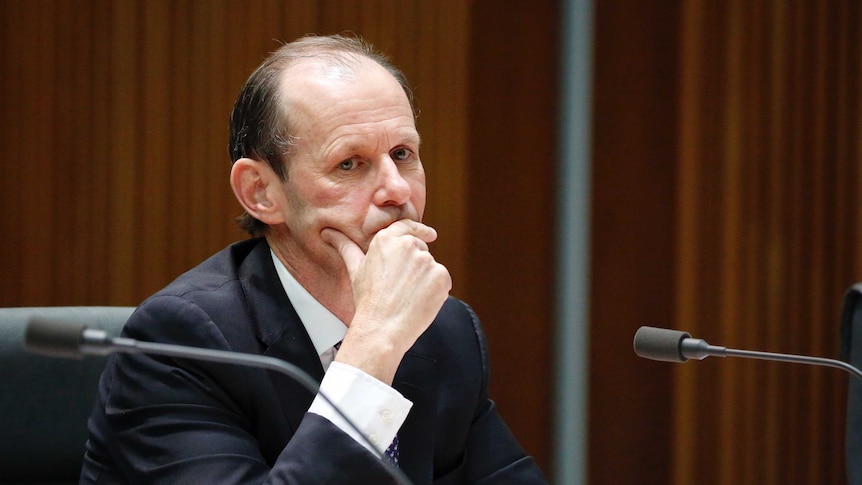 ANZ CEO Shayne Elliott faces the Standing Committee on Economics, October 5, 2016.