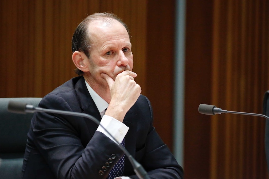 ANZ CEO Shayne Elliott faces the Standing Committee on Economics, October 5, 2016.