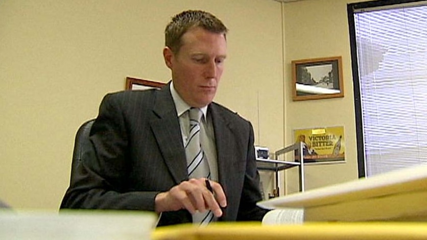 WA Attorney-General Christian Porter in parliamentary office