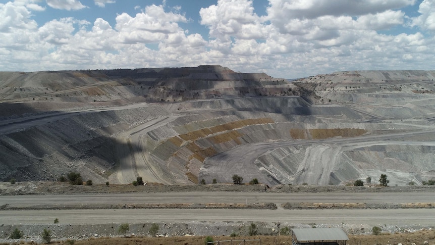 The open-cut Dawson coal mine near Moura