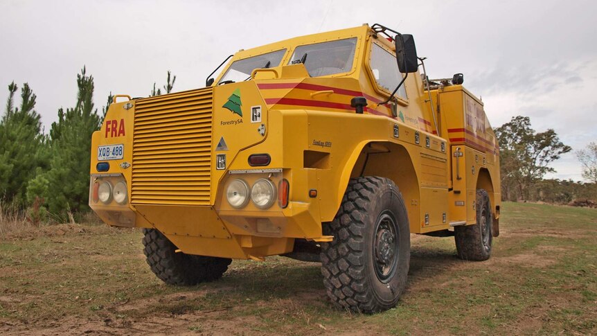 Fire King ForestrySA firefighting vehicle