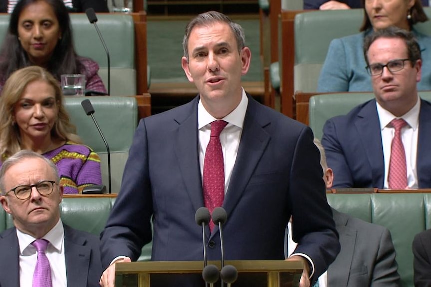 Jim Chalmers speaks in the House of Representatives.