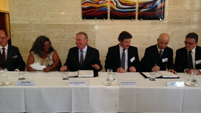 Signing of agreement between the WA Govt and Kimberley Agricultural Company
