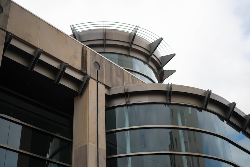 An exterior view of Hobart's Magistrates Court.