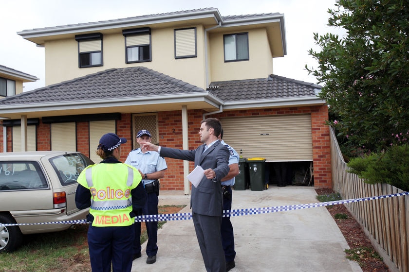 Police have converged on the town of Heathcote, one day after raiding a house in Hadfield.