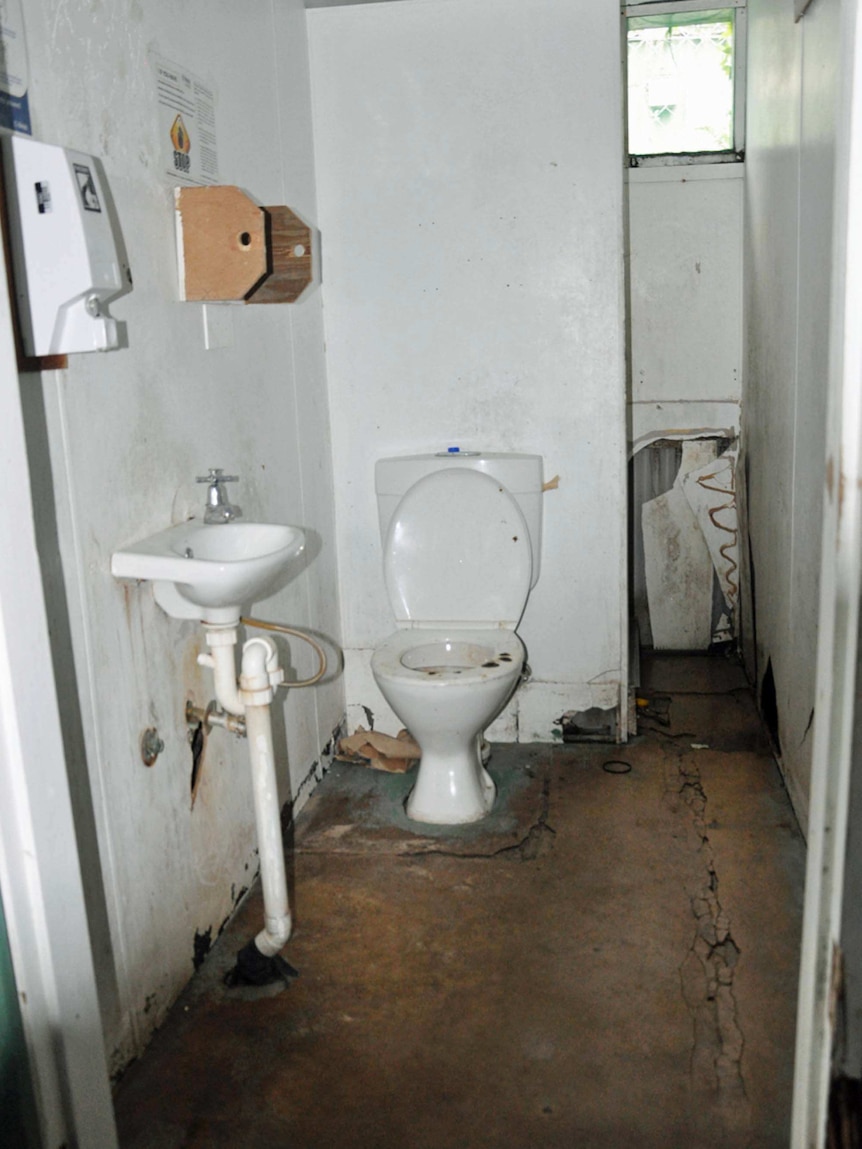 Bathroom at Manus Island detention centre