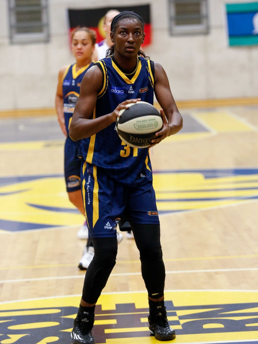 Asia Taylor has impressed for Sydney Uni Flames during the WNBL season.