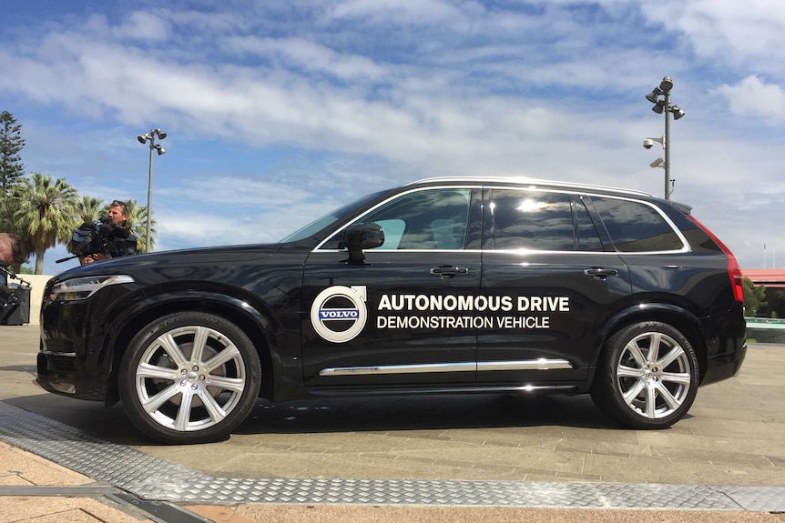 Volvo's driverless car unveiled in Adelaide