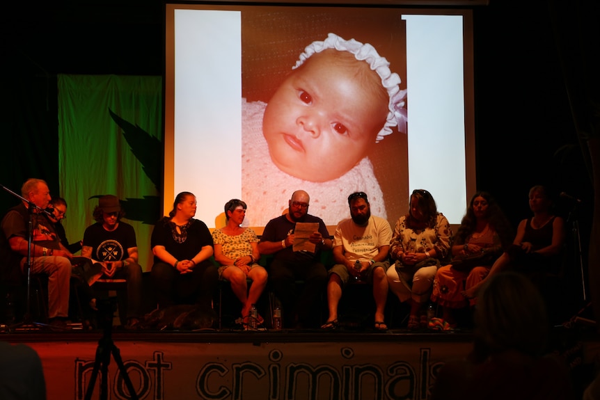 Medicinal cannabis users at Nimbin Mardi Grass