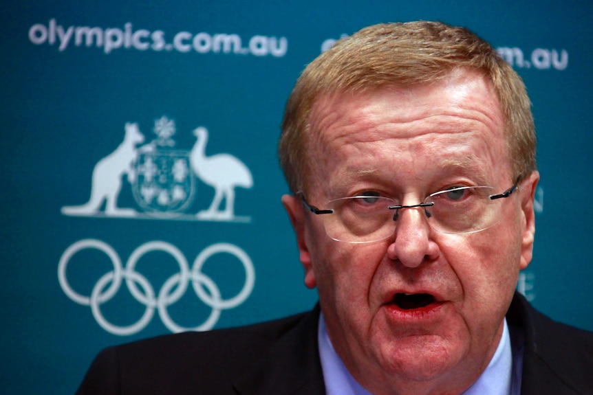 John Coates at an AOC media conference in Sydney August 23, 2013.