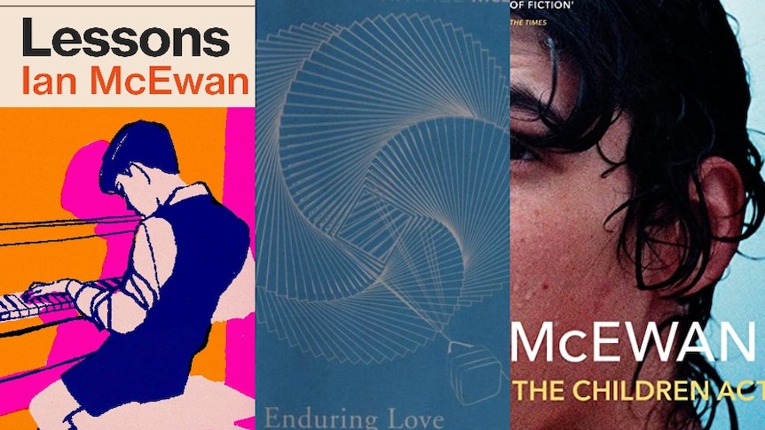 A collage of 3 book covers from author Ian McEwan