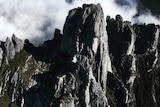 Federation Peak, seen from a Par Avion plane, Tasmania.
