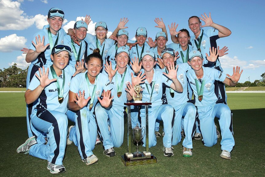 NSW Breakers celebrate Cricket League triumph