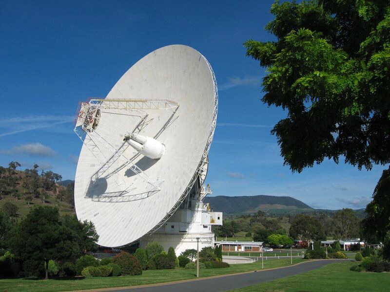 A dish at the Tidbinbilla space communications station.