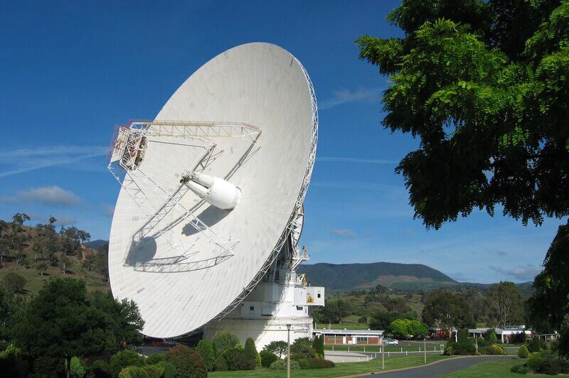 A dish at the Tidbinbilla space communications station