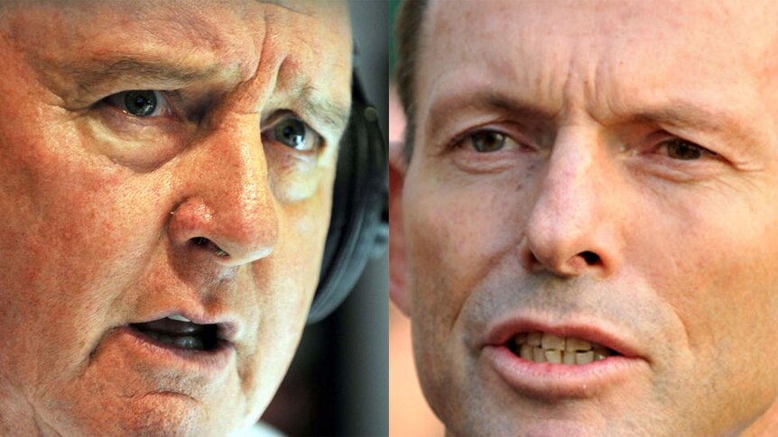 Alan Jones and Tony Abbott