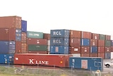 Containers at Port Botany.