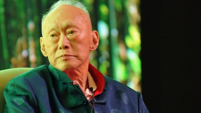 Singapore's former prime minister and elder stateman Lee Kuan Yew