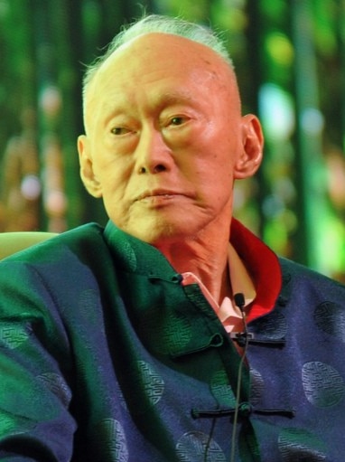 Singapore's former prime minister and elder stateman Lee Kuan Yew