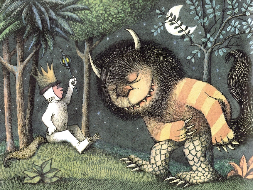 Illustration from Where the Wild Things Are.