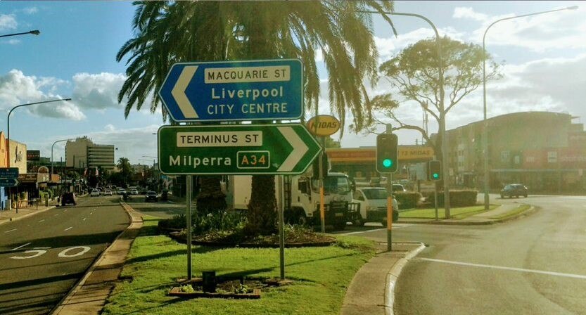 The corner of Macquarie and Terminus streets now.